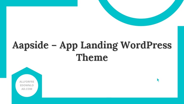Aapside – App Landing WordPress Theme