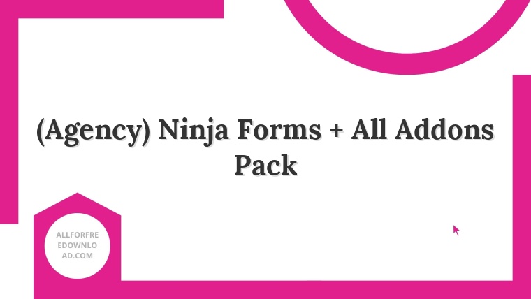 (Agency) Ninja Forms + All Addons Pack