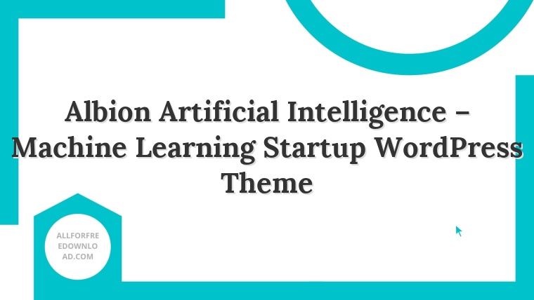 Albion Artificial Intelligence – Machine Learning Startup WordPress Theme