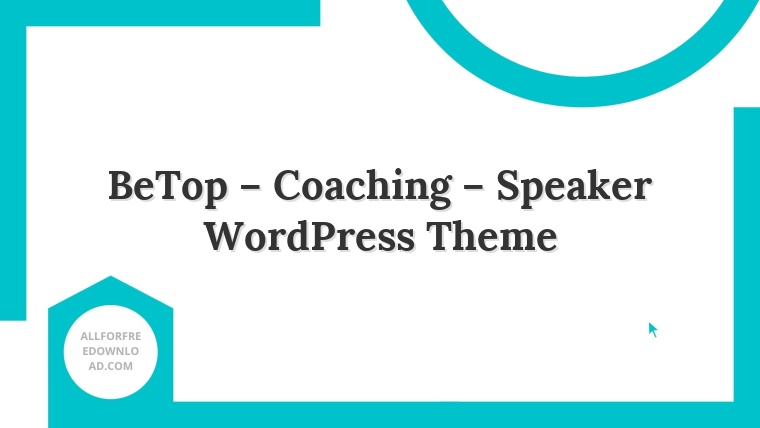 BeTop – Coaching – Speaker WordPress Theme