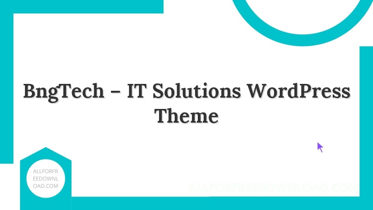 BngTech – IT Solutions WordPress Theme