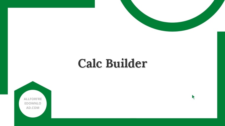 Calc Builder