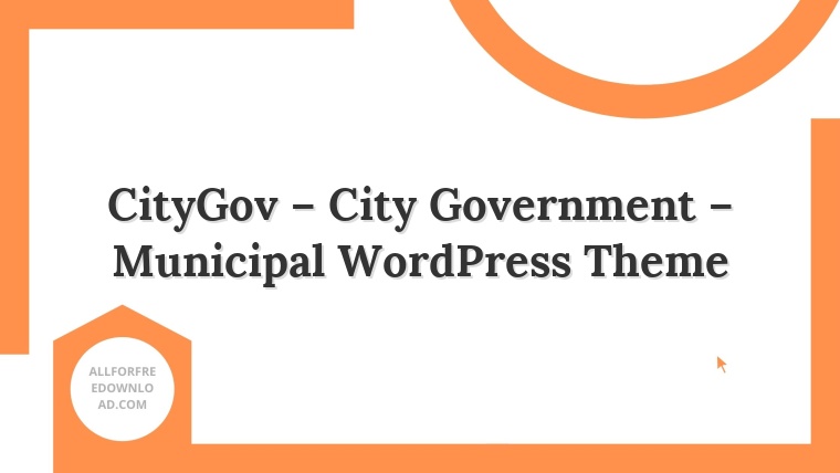 CityGov – City Government – Municipal WordPress Theme