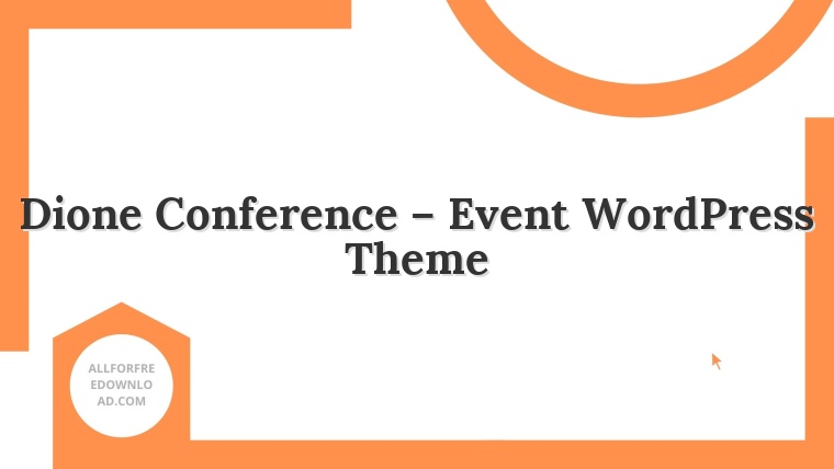Dione Conference – Event WordPress Theme