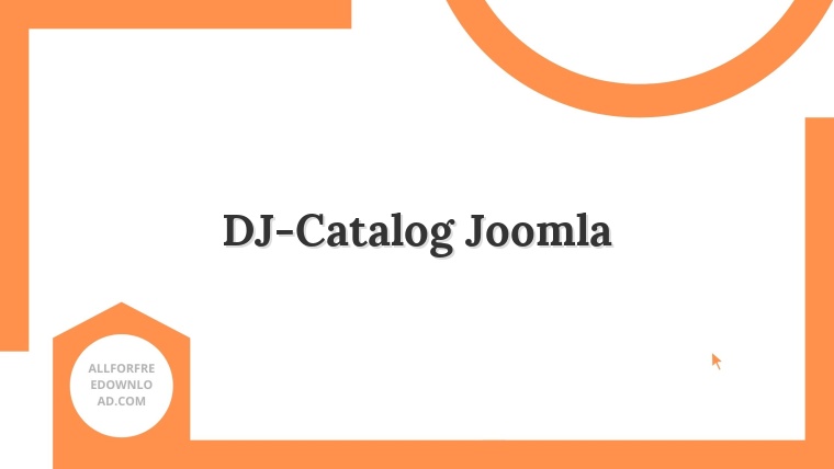 DJ-Catalog Joomla