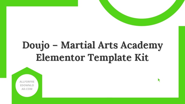 Doujo – Martial Arts Academy Elementor Template Kit