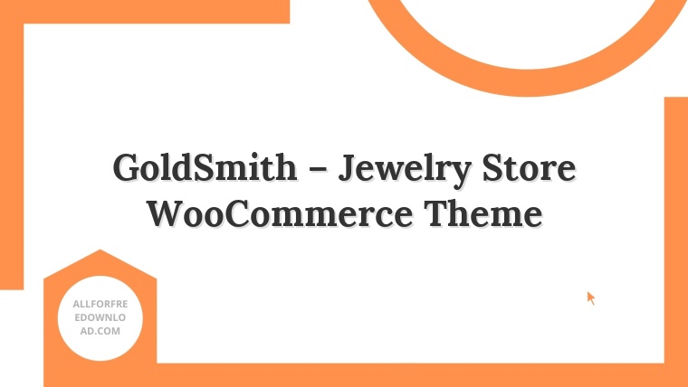 GoldSmith – Jewelry Store WooCommerce Theme