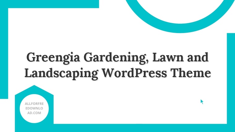Greengia Gardening, Lawn and Landscaping WordPress Theme