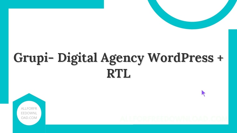 Grupi- Digital Agency WordPress + RTL