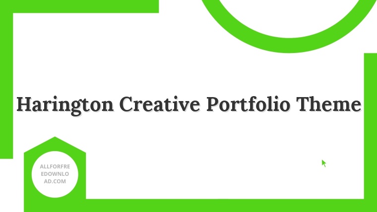 Harington Creative Portfolio Theme
