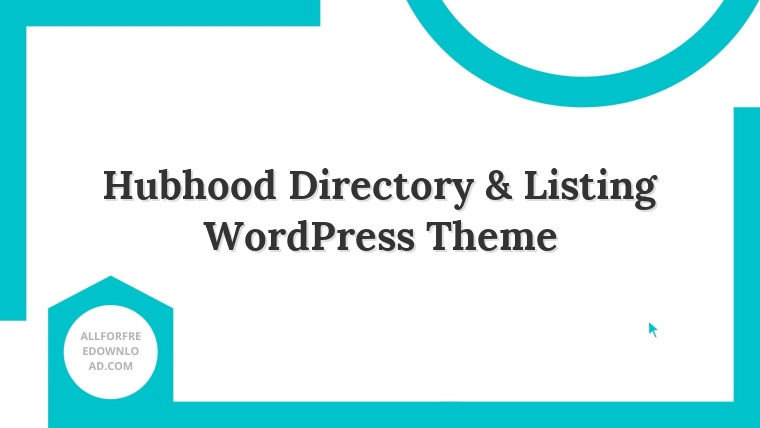 Hubhood Directory & Listing WordPress Theme