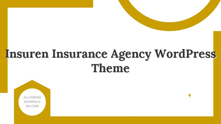 Insuren Insurance Agency WordPress Theme