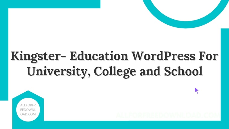 Kingster- Education WordPress For University, College and School