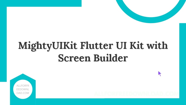 MightyUIKit Flutter UI Kit with Screen Builder