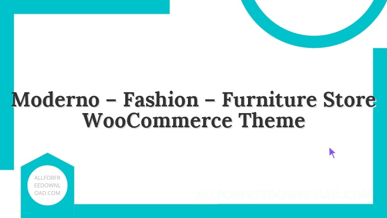 Moderno – Fashion – Furniture Store WooCommerce Theme