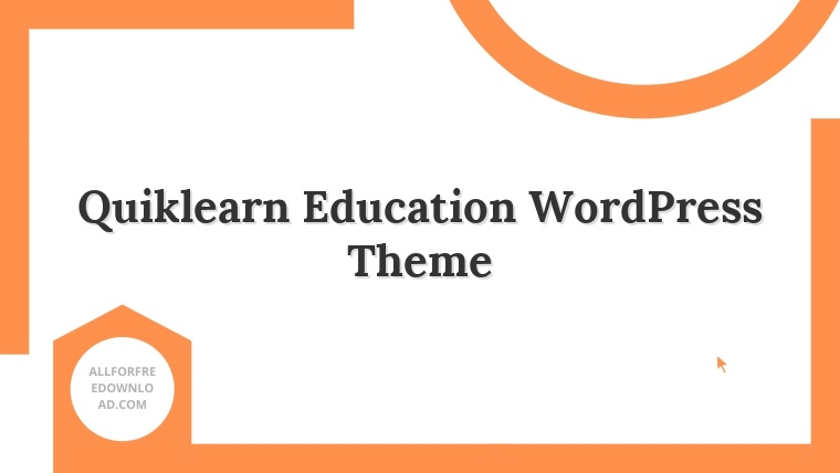 Quiklearn Education WordPress Theme