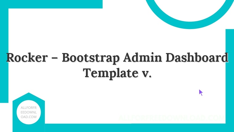 Rocker – Bootstrap Admin Dashboard Template v.