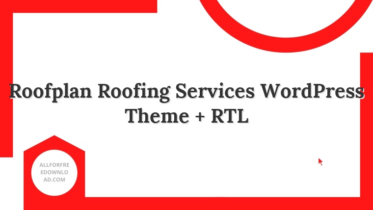 Roofplan Roofing Services WordPress Theme + RTL