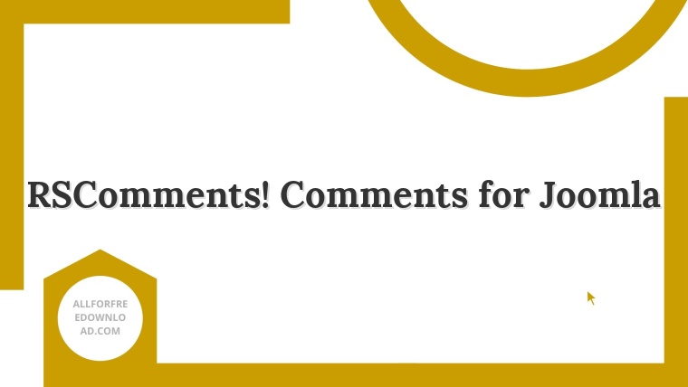 RSComments! Comments for Joomla