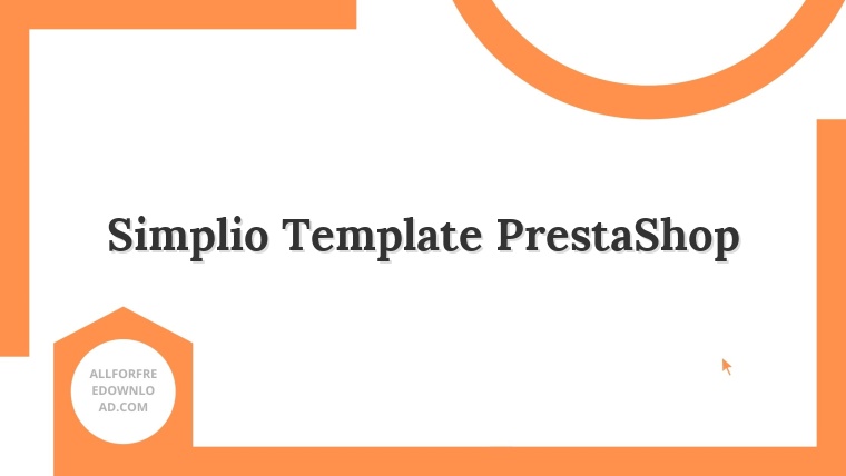Simplio Template PrestaShop