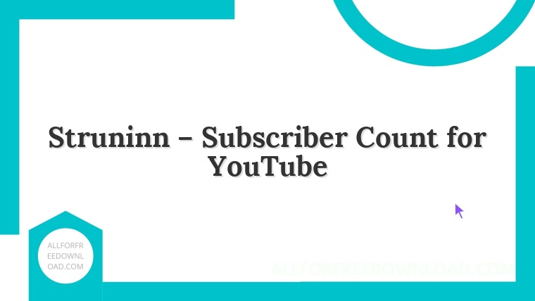 Struninn – Subscriber Count for YouTube