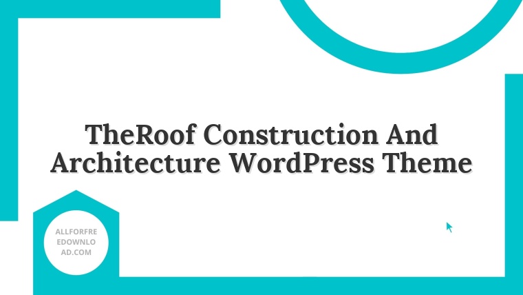 TheRoof Construction And Architecture WordPress Theme