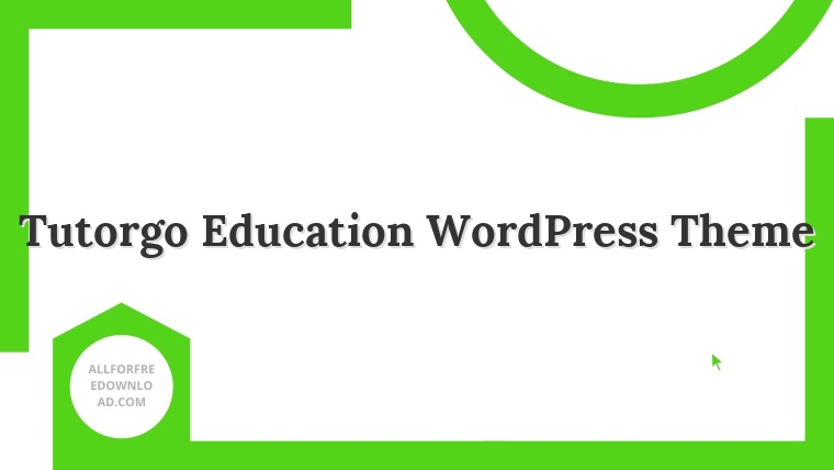 Tutorgo Education WordPress Theme