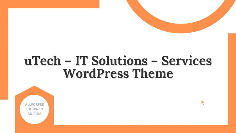 uTech – IT Solutions – Services WordPress Theme
