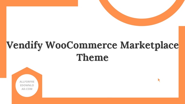 Vendify WooCommerce Marketplace Theme