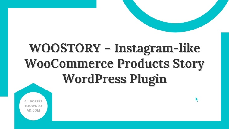 WOOSTORY – Instagram-like WooCommerce Products Story WordPress Plugin