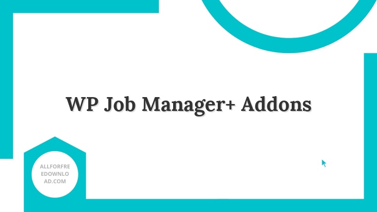 WP Job Manager+ Addons