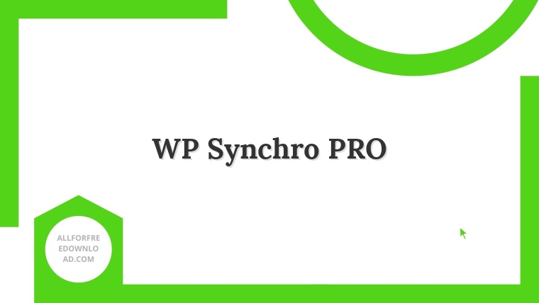 WP Synchro PRO