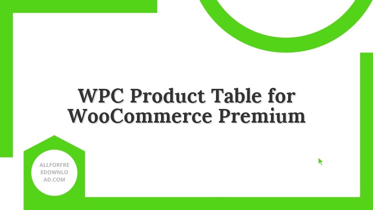 WPC Product Table for WooCommerce Premium