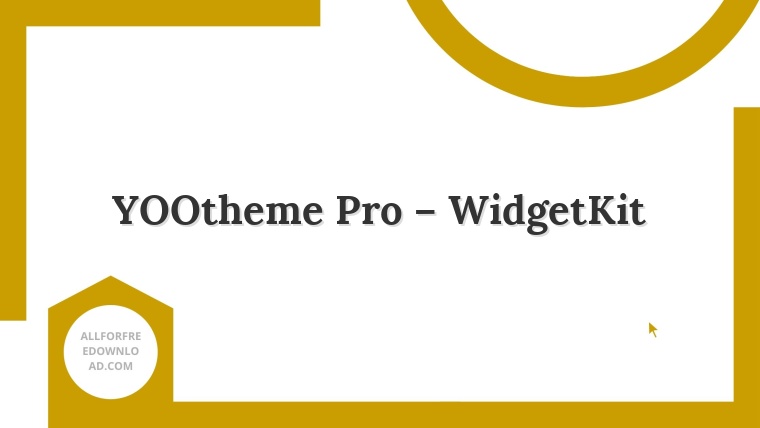 YOOtheme Pro – WidgetKit