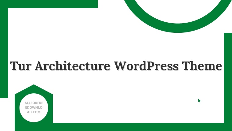 Tur Architecture WordPress Theme