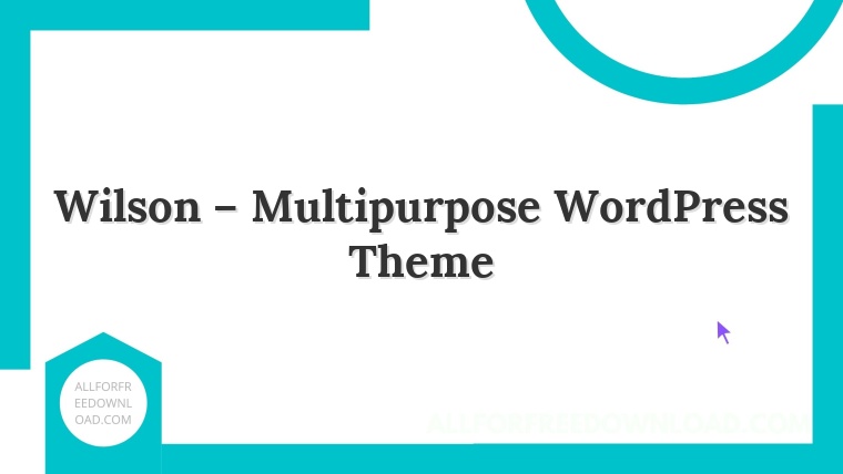 Wilson – Multipurpose WordPress Theme
