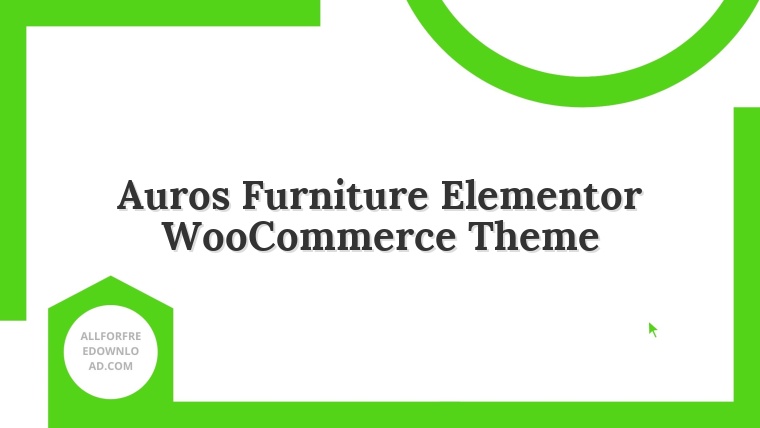 Auros Furniture Elementor WooCommerce Theme