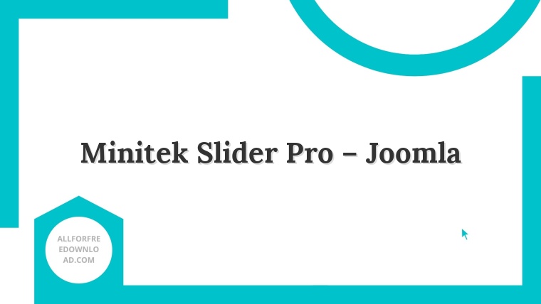 Minitek Slider Pro – Joomla