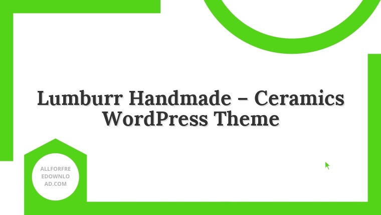 Lumburr Handmade – Ceramics WordPress Theme