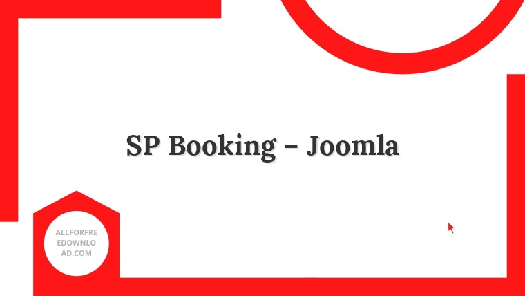 SP Booking – Joomla