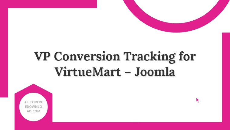 VP Conversion Tracking for VirtueMart – Joomla